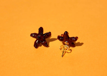 Driftwood Starfish Studs