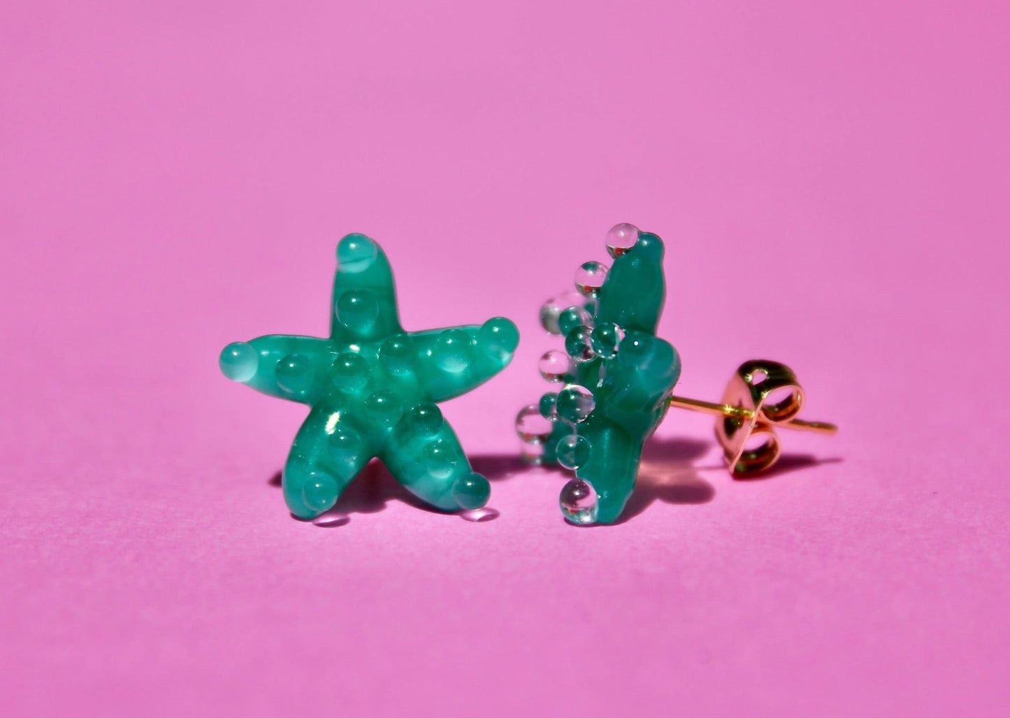 Seafoam Starfish Studs