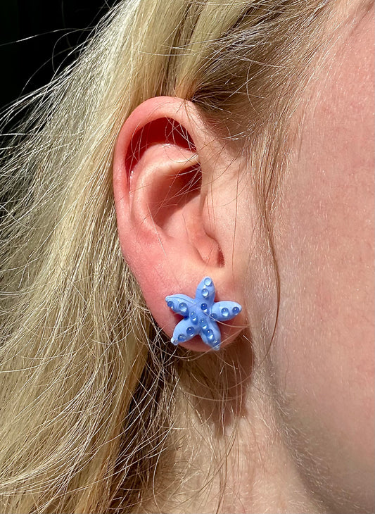 Periwinkle Starfish Studs